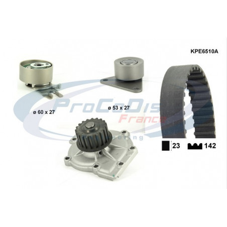 Kit de distribution + pompe à eau PROCODIS FRANCE