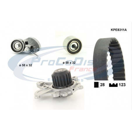 Kit de distribution + pompe...