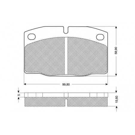 Jeu de quatre plaquettes de...