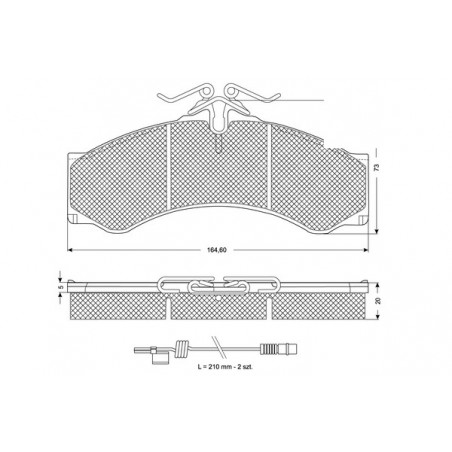 Jeu de quatre plaquettes de...