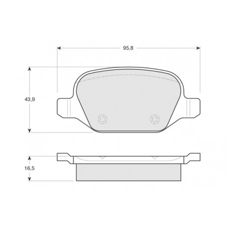 Jeu de quatre plaquettes de...