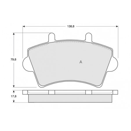 Jeu de quatre plaquettes de...