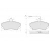 Jeu de quatre plaquettes de frein à disque PROCODIS FRANCE
