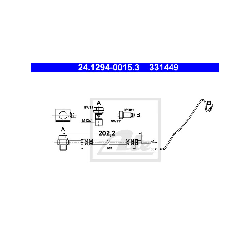 Flexible de frein ATE