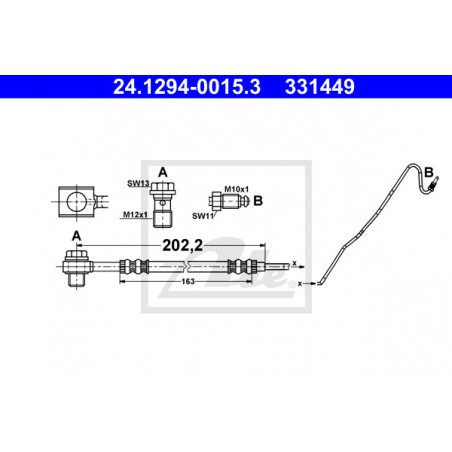 Flexible de frein ATE