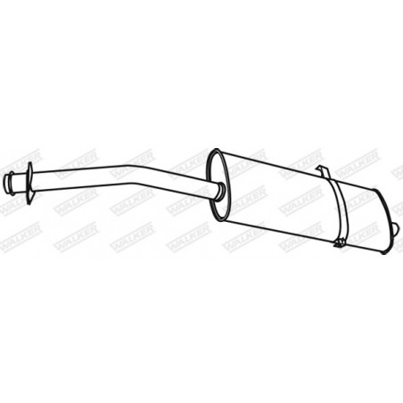 Silencieux avant WALKER