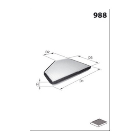 Filtre d'habitacle LUCAS FILTERS