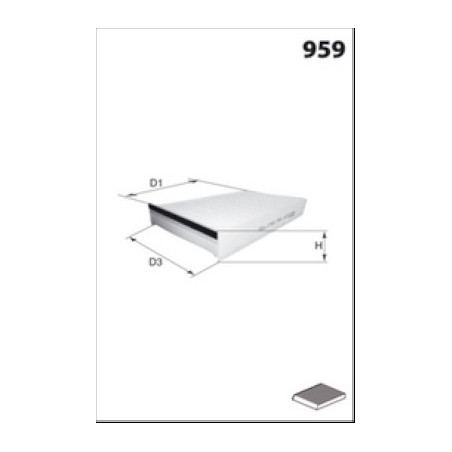 Filtre d'habitacle LUCAS FILTERS