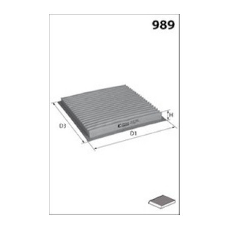 Filtre d'habitacle LUCAS FILTERS