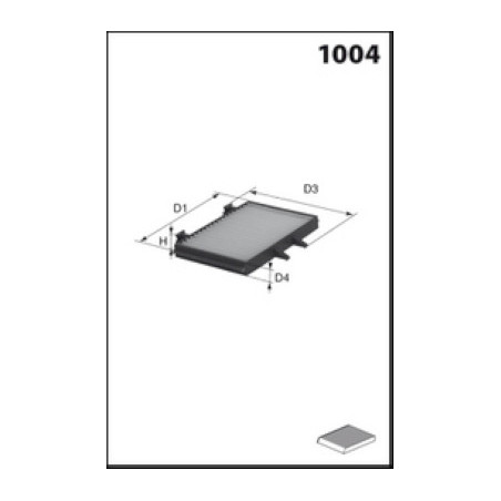Filtre d'habitacle LUCAS FILTERS