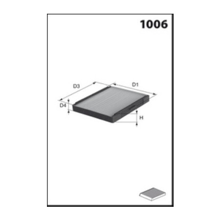 Filtre d'habitacle LUCAS FILTERS