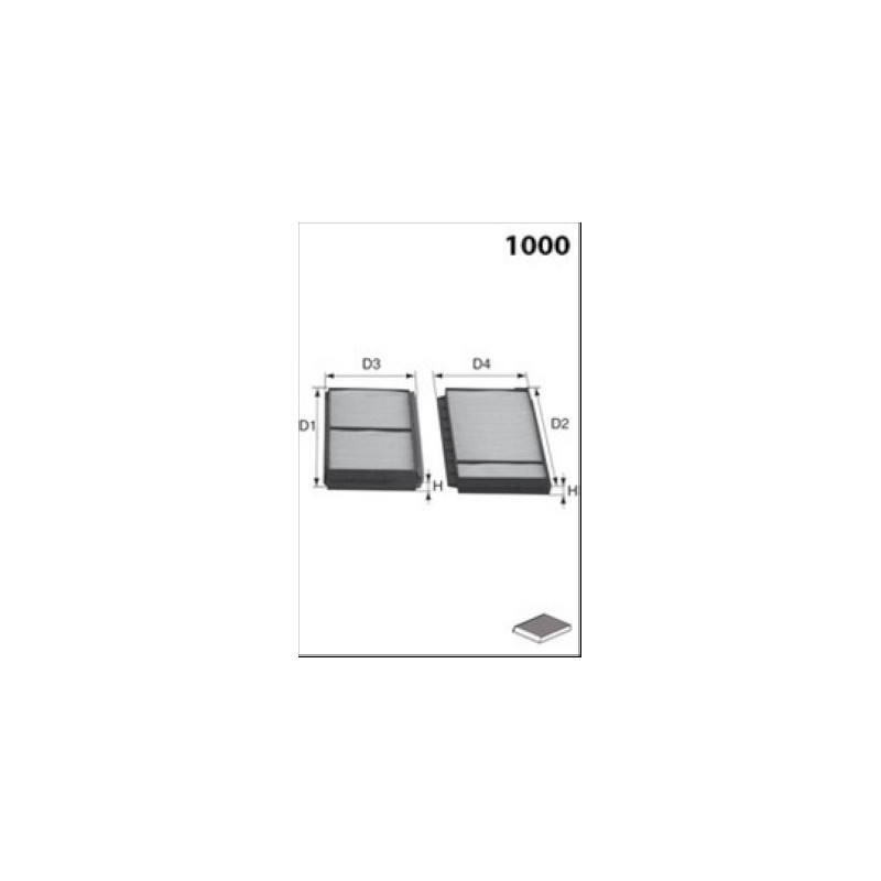 Filtre d'habitacle LUCAS FILTERS