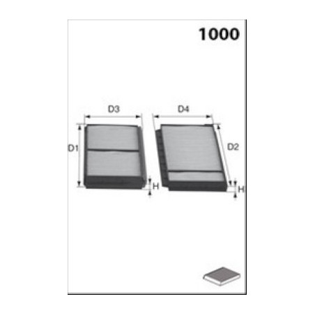 Filtre d'habitacle LUCAS FILTERS