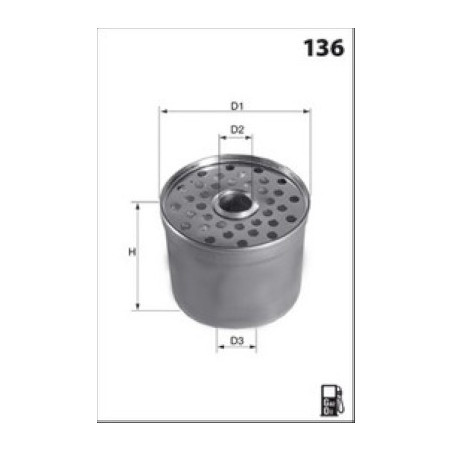 Filtre à carburant LUCAS FILTERS