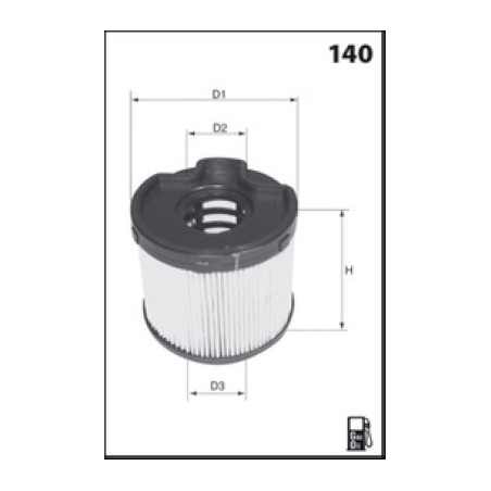 Filtre à carburant LUCAS FILTERS