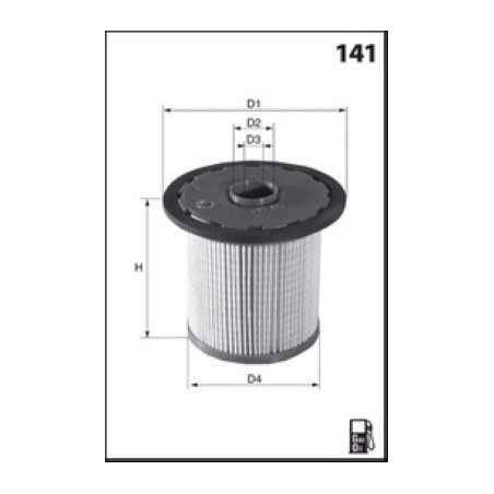 Filtre à carburant LUCAS FILTERS