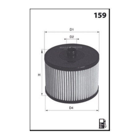Filtre à carburant LUCAS FILTERS