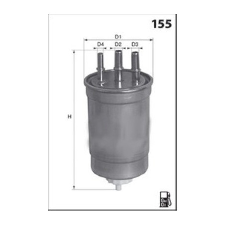 Filtre à carburant LUCAS FILTERS