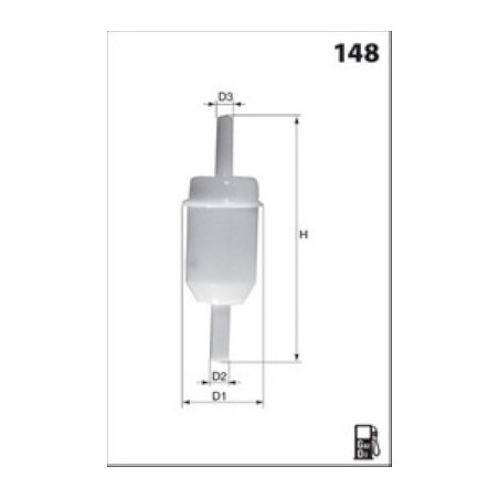 Filtre à carburant LUCAS FILTERS