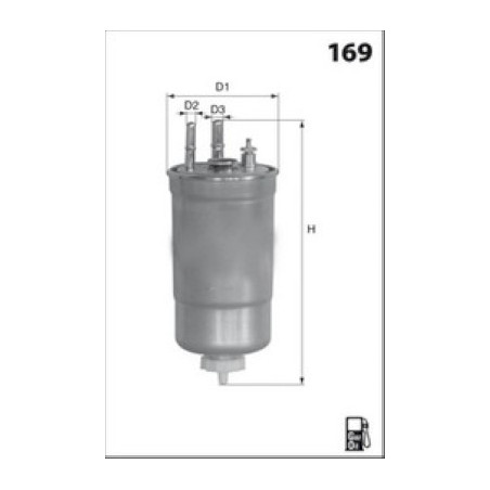 Filtre à carburant LUCAS FILTERS