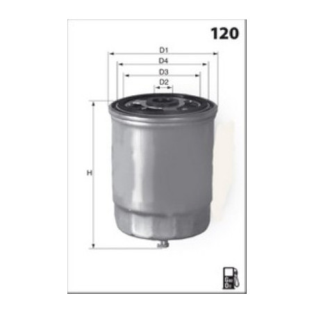 Filtre à carburant LUCAS FILTERS