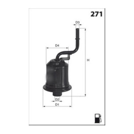 Filtre à carburant LUCAS FILTERS