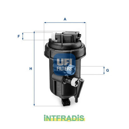 Boîtier (filtre de carburant) INTFRADIS