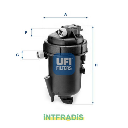 Boîtier (filtre de carburant) INTFRADIS