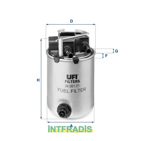 Boîtier (filtre de carburant) INTFRADIS