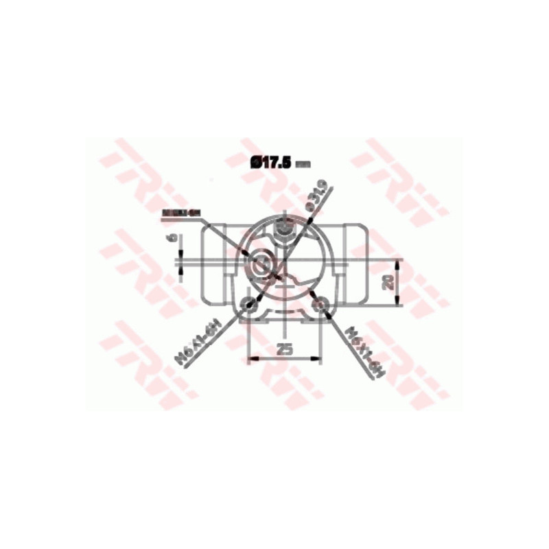 Cylindre de roue TRW