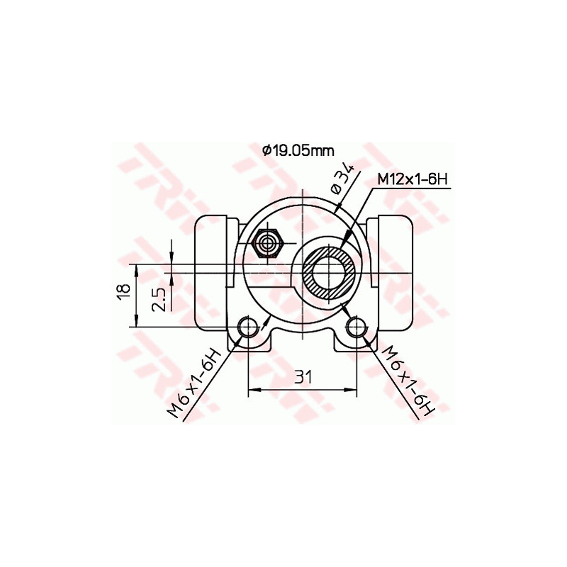 Cylindre de roue TRW