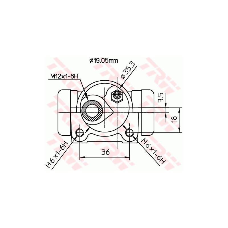 Cylindre de roue TRW