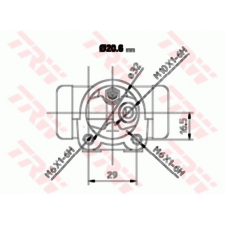 Cylindre de roue TRW