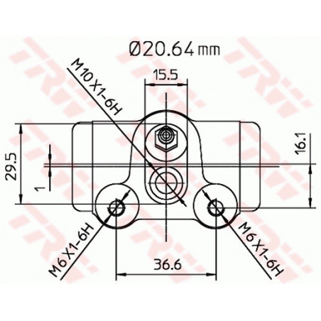 Cylindre de roue TRW