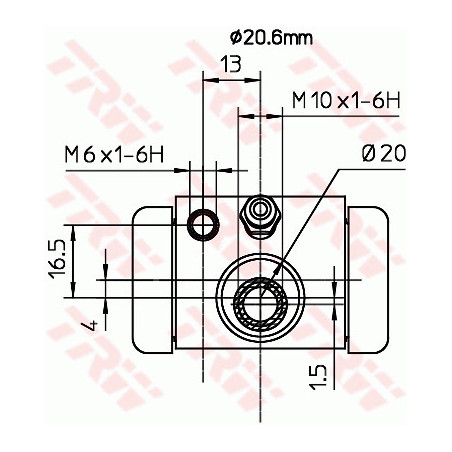 Cylindre de roue TRW