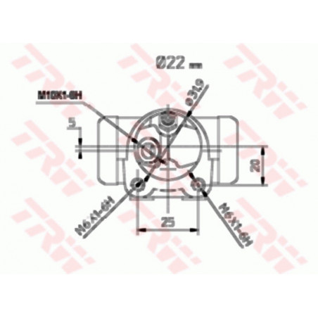 Cylindre de roue TRW