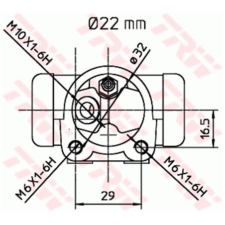 Cylindre de roue TRW