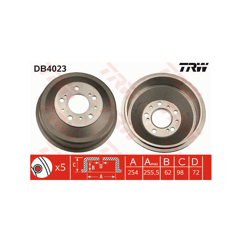 Tambour de frein TRW