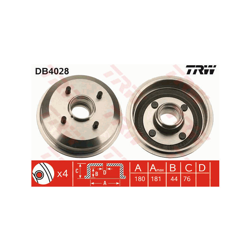 Tambour de frein TRW