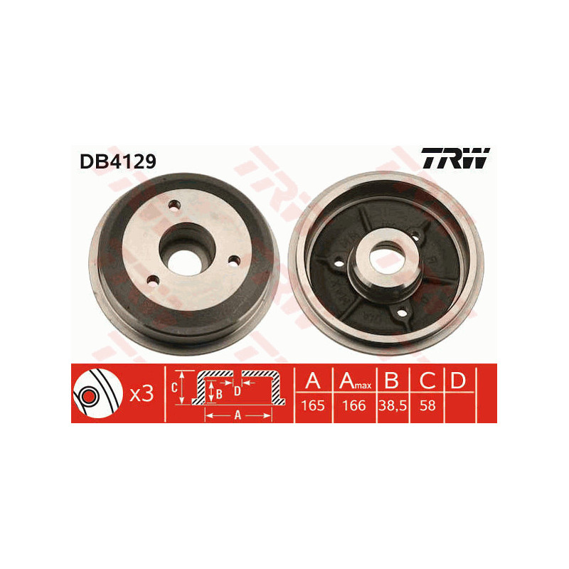 Tambour de frein TRW