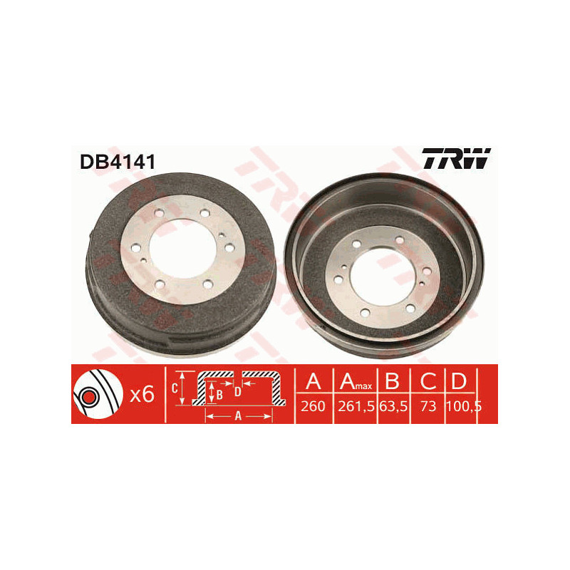 Tambour de frein TRW