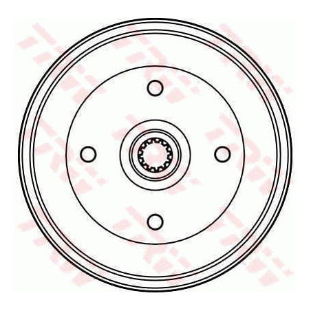 Tambour de frein TRW