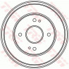 Tambour de frein TRW