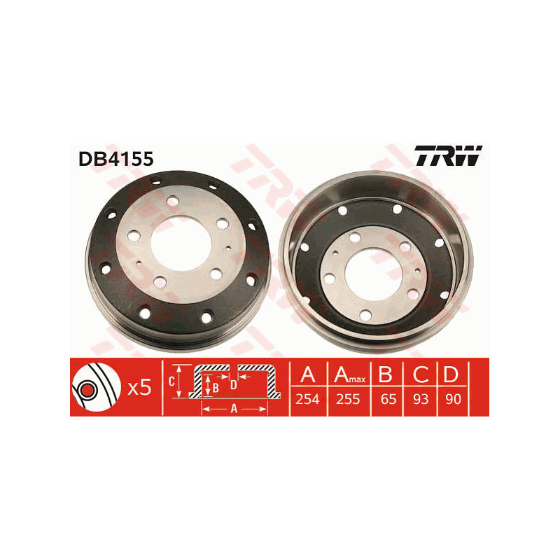 Tambour de frein TRW