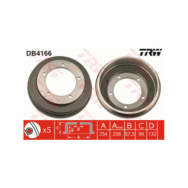 Tambour de frein TRW