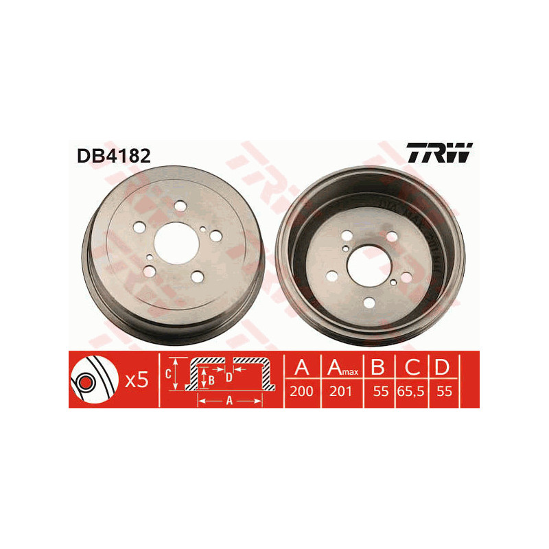 Tambour de frein TRW