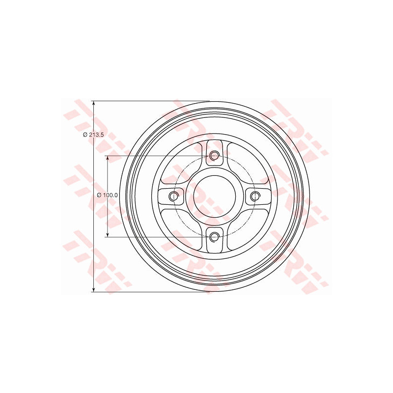 Tambour de frein TRW