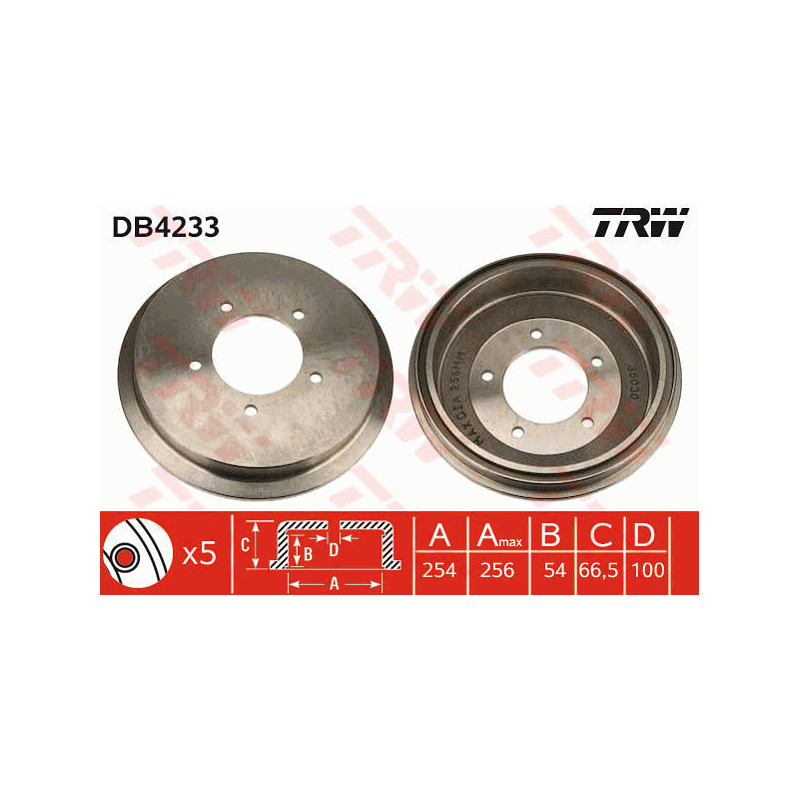 Tambour de frein TRW