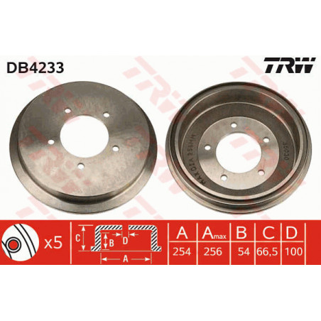 Tambour de frein TRW