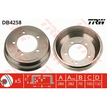 Tambour de frein TRW